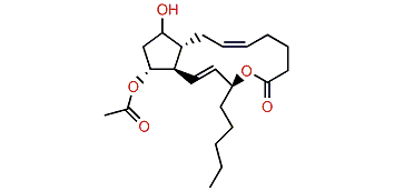 Prostaglandin F2a 1,15-lactone-11-acetate